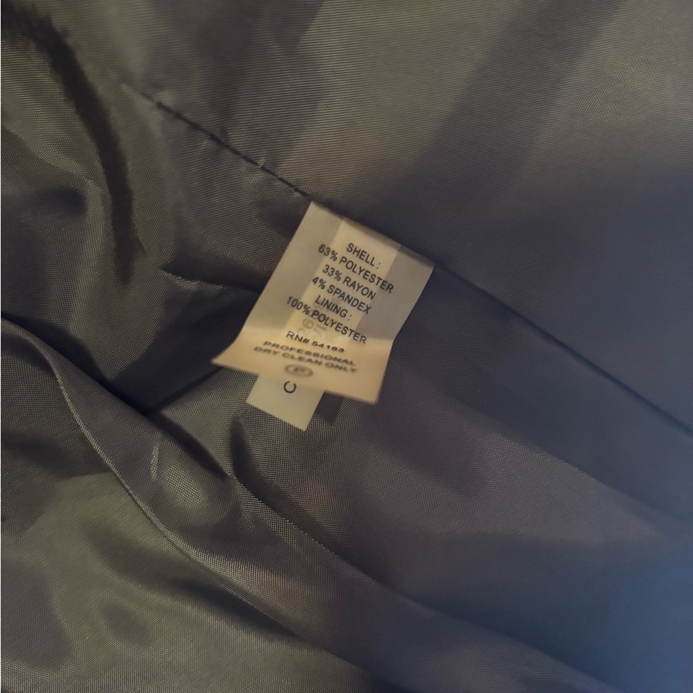 Calvin Klein Women’s Charcoal Gray Blazer – Size 10 - Picture 5 of 6